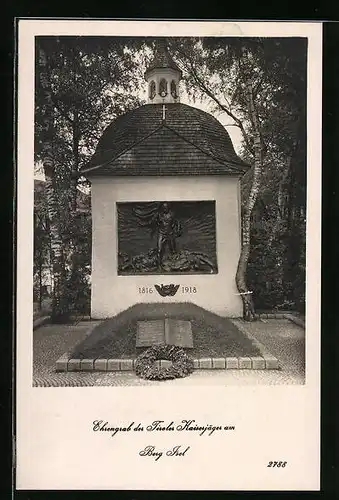 AK Innsbruck, Ehrengrab der Tiroler Kaiserjäger am Berg Isel
