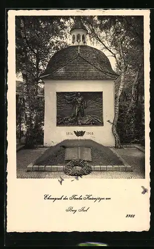 AK Innsbruck, Ehrengrab der Tiroler Kaiserjäger am Berg Isel