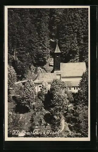 AK Klobenstein i. T., Teilansicht der Gemeindekirche