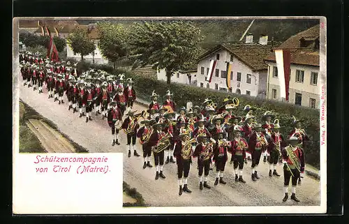 AK Matrei am Brenner, Tiroler Musikkapelle und Schützen-Compagnie