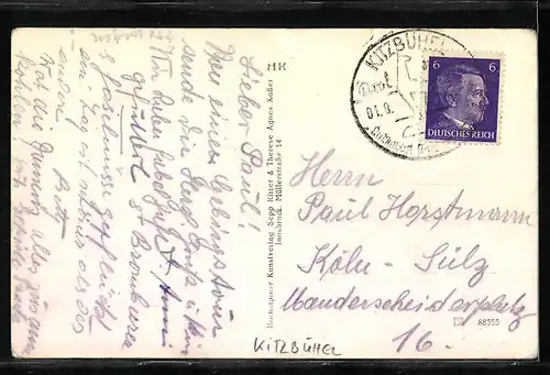 AK Kitzbühel, Restauration Steuerberg mit Wilden Kaiser