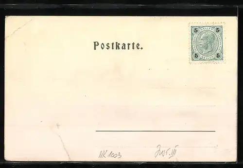 AK Waidring, Ortsansicht mit Krämerei Kienpoitner