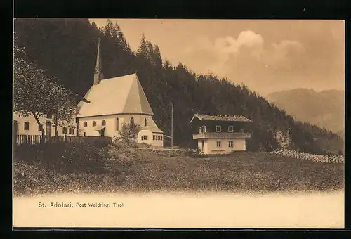 AK St. Adolari, Ortsansicht mit Kirche