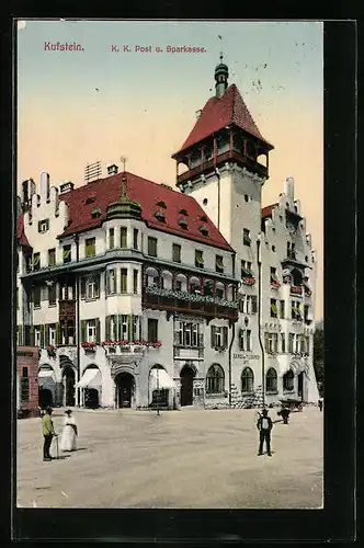 AK Kitzbühel, K. K. Post und Sparkasse