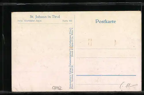 AK St. Johann, Strassenpartie vor der Apotheke