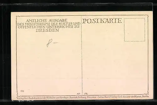 Künstler-AK Ludwig Richter: Heimkehrender Harfner