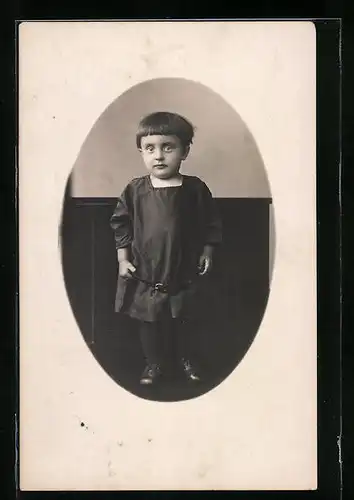 Foto-AK Kind im Portrait