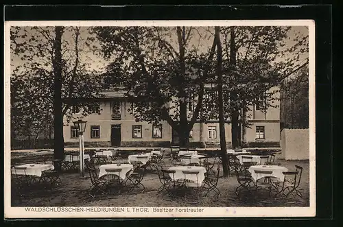 AK Heldrungen i. Thür., Gasthaus Waldschlösschen