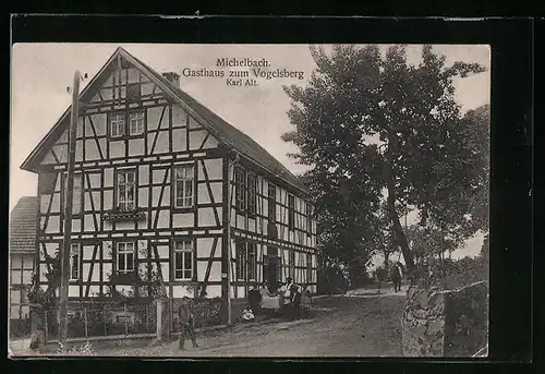 AK Michelbach, Gasthaus zum Vogelsberg