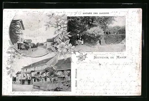 AK Marin, Hotel Fillieux, Entree des Jardins
