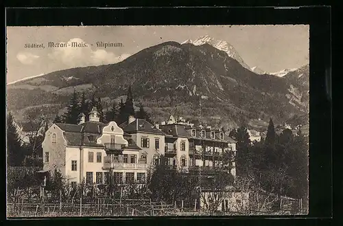 AK Meran-Mais, Ansicht des Hotels Filipinum