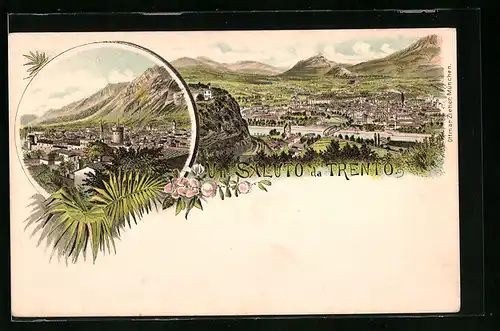 Lithographie Trento, Panorama