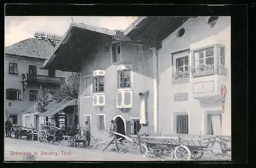 AK Sterzing, Strassenfront der Schmiede