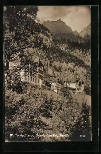 AK Wallenstadtberg, Sanatorium Knoblisbühl