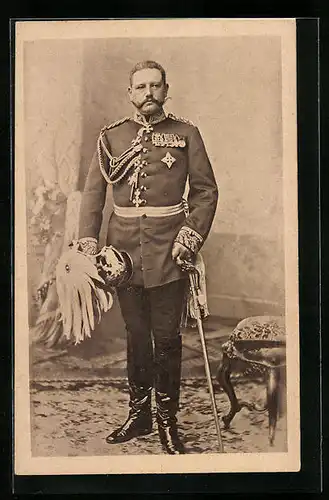 AK Coblenz, Paul von Hindenburg als Generalmajor und Chef des Generalstabes des VIII. Armee-Corps 1897