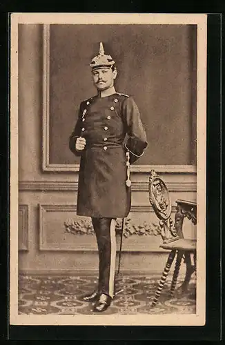 AK Stettin, Paul von Hindenburg als Hauptmann im Generalstab, 1878