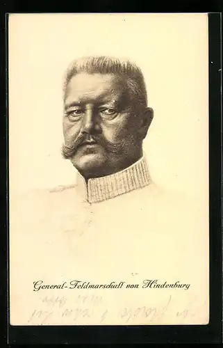 AK General-Feldmarschall Paul von Hindenburg