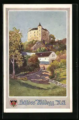 Künstler-AK Rudolf Schmidt: Deutscher Schulverein Nr. 584: Wildegg, Schloss Wildegg