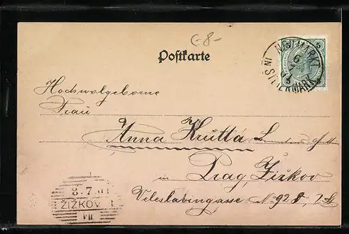 AK Neumarkt, Ortsansicht aus der Vogelschau