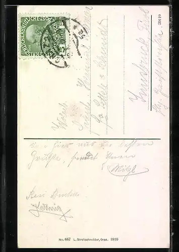 AK Graz, Elektrische Bahn nach dem Schlossberg