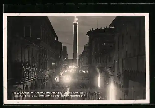 AK Bologna, Fantasticamente illuminata in occasione del Congresso Eurcaristico