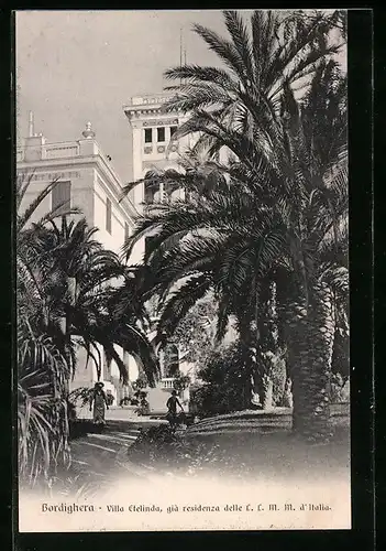 AK Bordighera, Villa Etelinda
