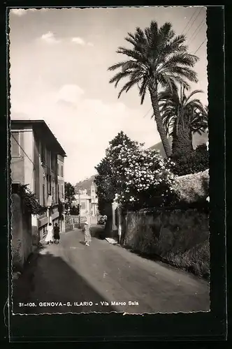 AK Genova-S. Ilario, Via Marco Sala