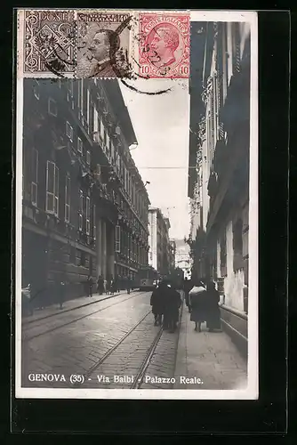 AK Genova, Via Balbi, Palazzo Reale