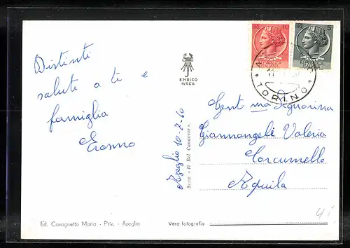 AK Azeglio, Entrataal paese