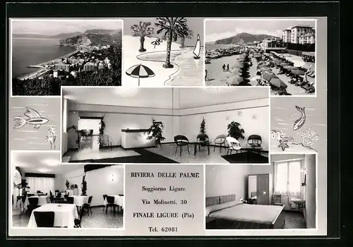 AK Finale Ligure, Hotel Riviera delle Palme, Soggiorno Ligure, Via Molinetti 30