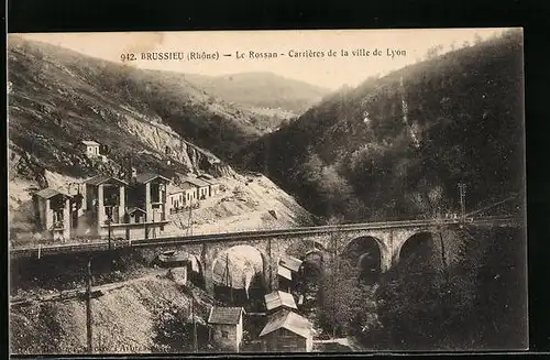 AK Brussieu, le Rossan, Carrières de la ville de Lyon