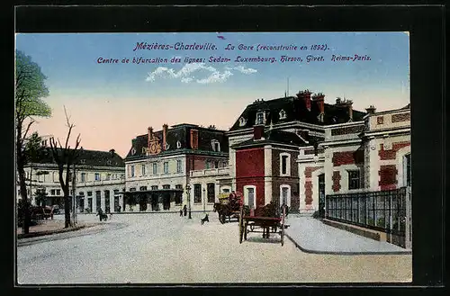 AK Mézières-Charleville, la Gare