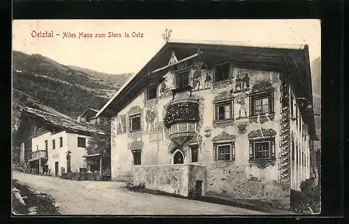 AK Oetz /Oetztal, Altes Haus zum Stern