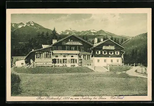 AK Lienz, Hotel Bad Plattnerhof am Iselsberg