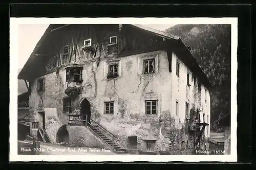 AK Pfunds /Oberinntal, Altes Tiroler Haus