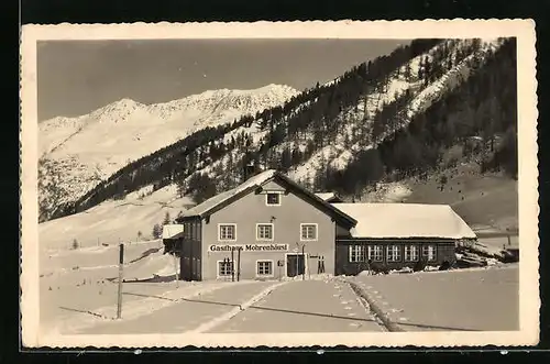 AK Unter-Gurgl, Gasthaus Mohrenhäusl