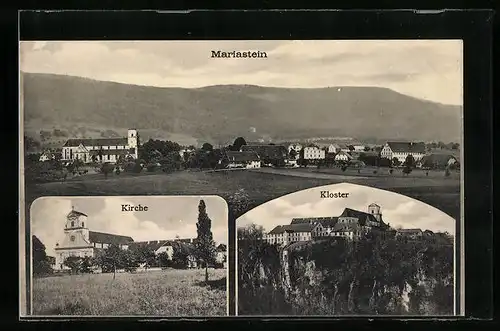 AK Mariastein, Teilansicht, Kirche, Kloster