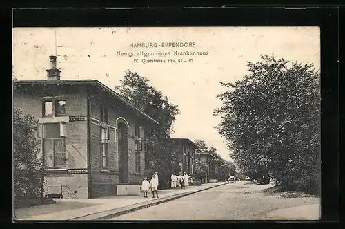 AK Hamburg-Eppendorf, Neues allgemeines Krankenhaus, IV. Querstrasse Pav. 41-36