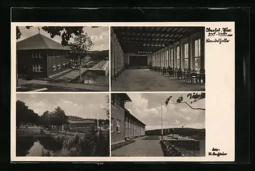 AK Oberhof i. Thür., Ortsansicht mit Wandelhalle