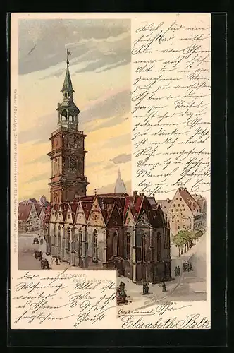 Künstler-AK Otto Hammel: Hannover, Aegidienkirche