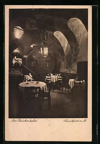 AK Frankfurt a. M., Der Brückenkeller