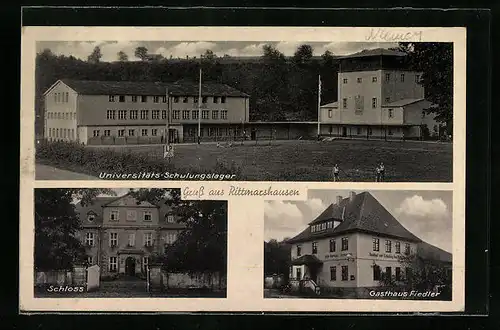 AK Rittmarshausen, Universitäts-Schulungslager und Schloss, Gasthaus Fiedler