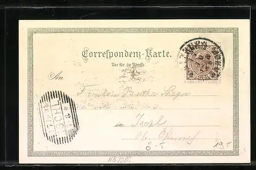 Lithographie Wörgl, Teilansicht, Schloss Itter, Hauptplatz