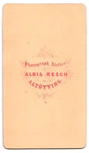 Fotografie Alois Resch, Altötting, Junger Bursche im gutbürgerlichen Gewand
