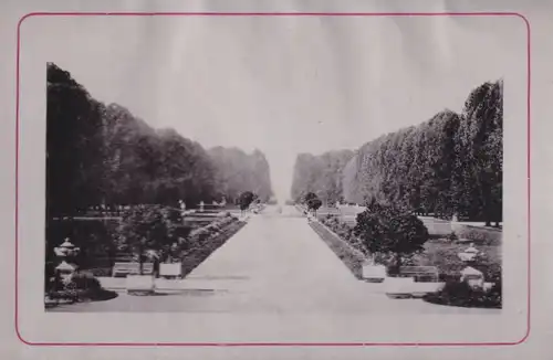 Fotoalbum mit 12 Fotografien, Ansicht Schwetzingen, Kaiser Friedr. Felsen, Schloss, Moschee, Wasserspeier, Minervatempel