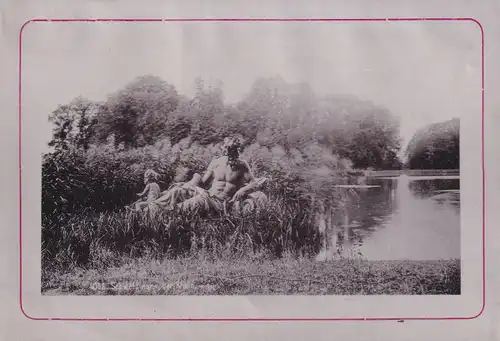 Fotoalbum mit 12 Fotografien, Ansicht Schwetzingen, Kaiser Friedr. Felsen, Schloss, Moschee, Wasserspeier, Minervatempel