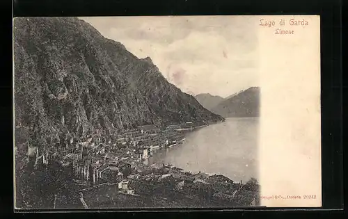 AK Limone, Ortsansicht mit dem Lago di Garda
