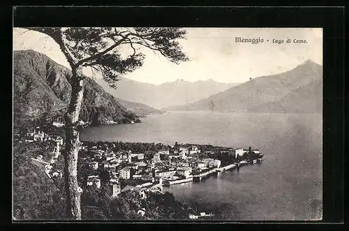 AK Menaggio, Blick auf den Lago di Como