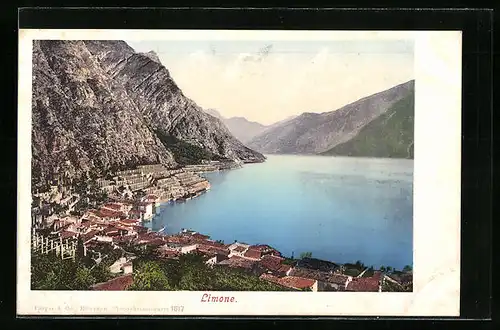 AK Limone, Ortsansicht aus der Vogelschau