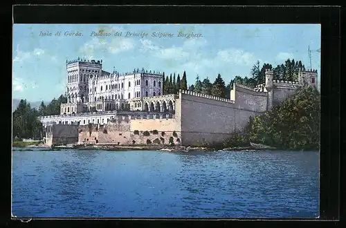 AK Isola di Garda, Palazzo del Principe Scipione Borghese